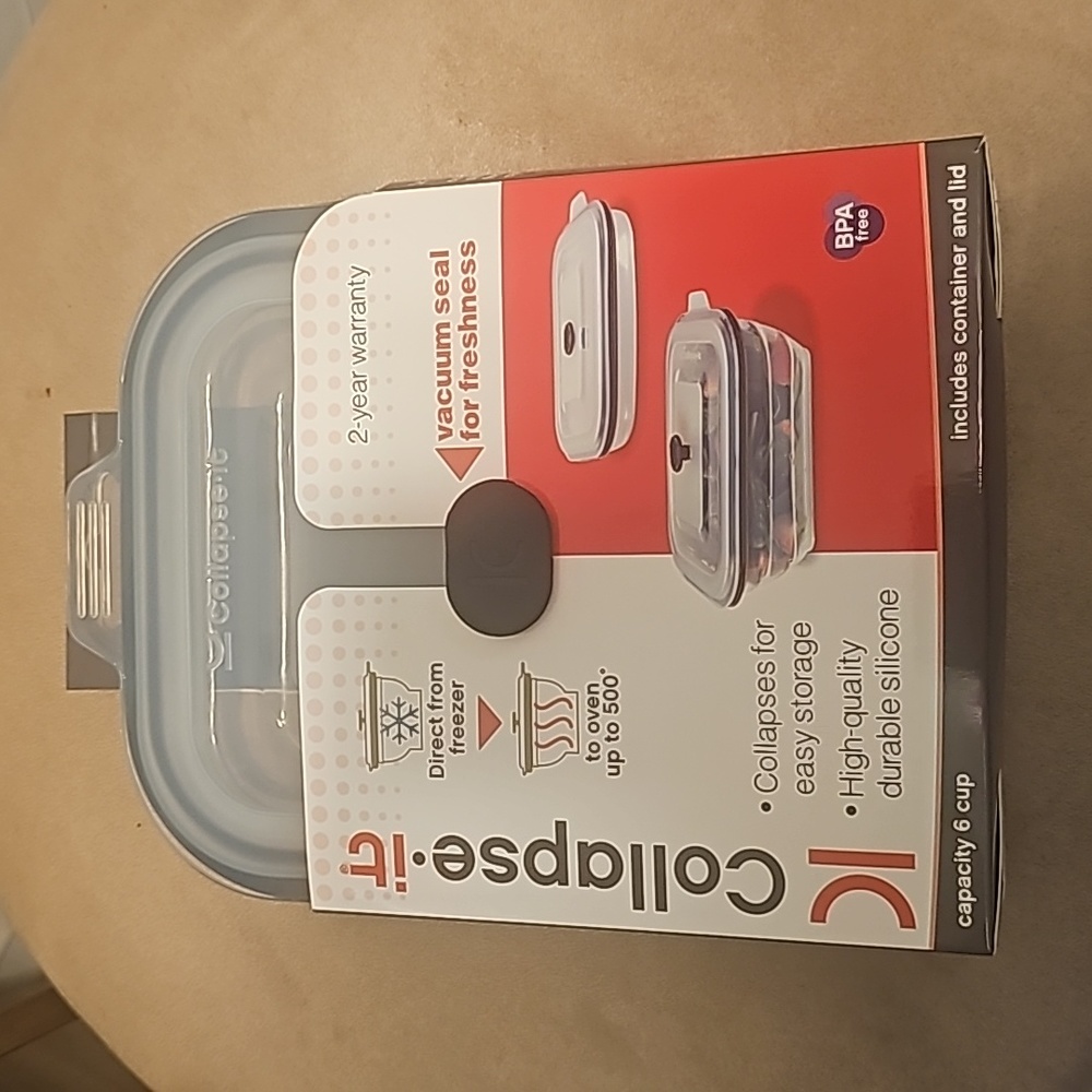 Collapse it collapsible good container.